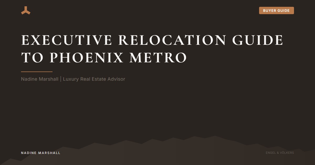 Executive Relocation Guide to Phoenix Metro, Nadine Marshall